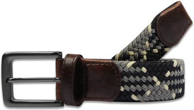 

Zobello Men Casual Multicolor Canvas Belt, Navy;sports grey