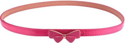 

Tiekart Women Casual Pink Synthetic Belt