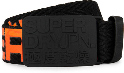 

Superdry Men Black Fabric Belt