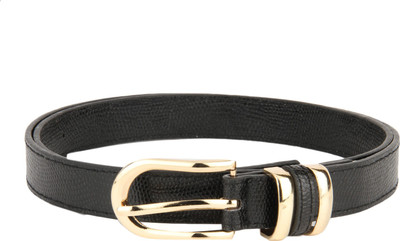 

Lino Perros Women Casual Black Artificial Leather Belt, B001