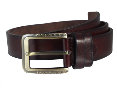 

Ammvi Creations Men Formal Brown Genuine Leather Belt