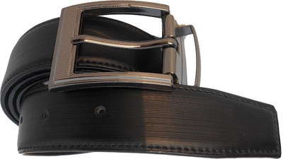 

AmahapGlamourDaze Men Formal Black Artificial Leather Reversible Belt