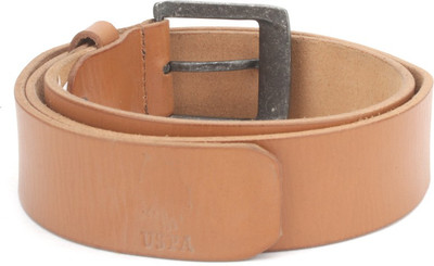 

U.S. Polo Assn Men Tan Genuine Leather Belt
