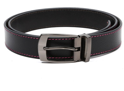 WildHorn Men Casual Black Genuine Leather Belt