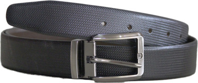 

Giant Roots Men Formal Black Genuine Leather Reversible Belt