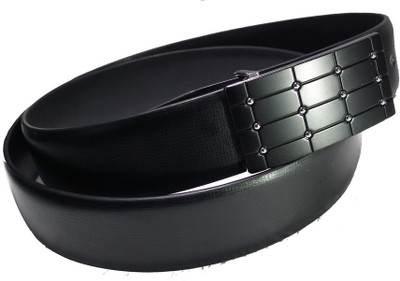 

Lion Heart Men Casual Black Artificial Leather Belt
