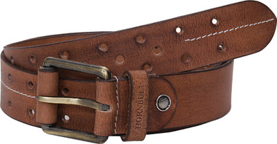 

Hornbull Men Casual Tan Genuine Leather Belt