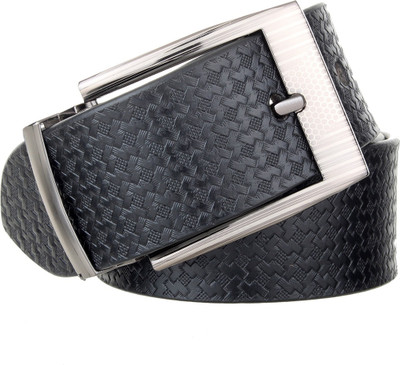 

Laurels Men Casual, Formal Black Genuine Leather Belt, Black-01