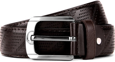 

Swiss Design Men Brown Genuine Leather Belt