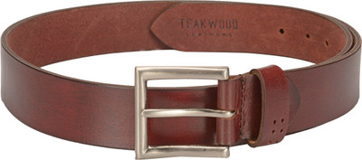 

Teakwood Men Casual Brown Genuine Leather Belt