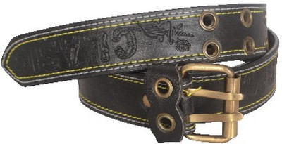 

Aam Shopping Men Casual Black Artificial Leather Belt
