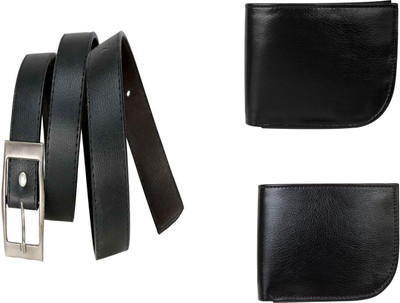 

Howdy Men Formal Black Artificial Leather Belt