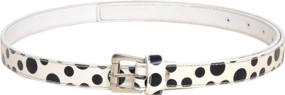 

Scarleti Girls Formal White Artificial Leather Belt