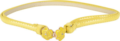 

Sri Girls Yellow Artificial Leather Belt