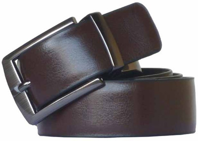

Sondagar Arts Men Formal Black, Brown Artificial Leather Reversible Belt, Black;brown4