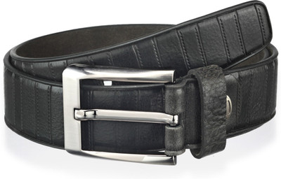 

Teakwood Men Black Genuine Leather Belt