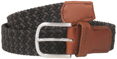 

U.S. Polo Assn Men Casual Grey Genuine Leather Belt