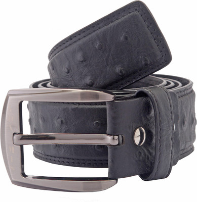

Adamis Men Formal Black Genuine Leather Belt