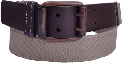 

Revo Men Casual Brown Canvas Belt