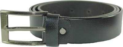 

Panashe Men Black Genuine Leather Belt