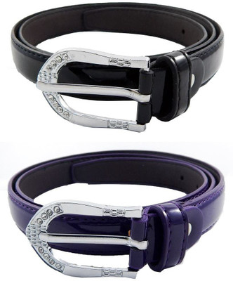 

Els Women Formal, Casual Black, Blue Synthetic Belt