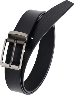 

Hornbull Men Formal Black Genuine Leather Belt
