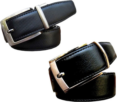 

Kritika Boys Party Black Fabric Reversible Belt