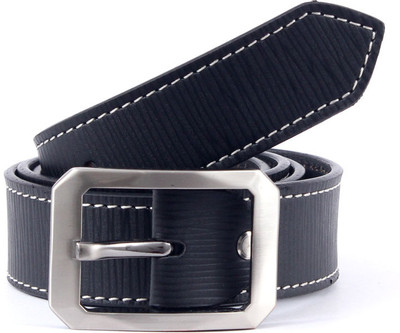 

Pacific Gold Men Casual Black Genuine Leather Belt