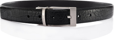 

Hidesign Men Formal Black Genuine Leather Reversible Belt, Black brown 01