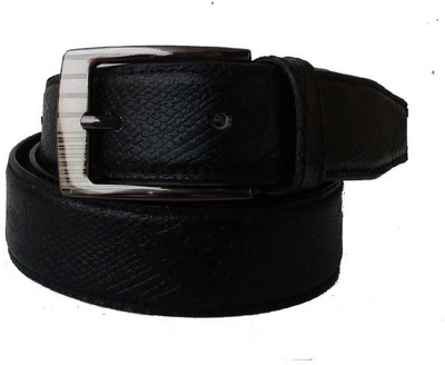 

Klaska Men Casual Black Genuine Leather Belt