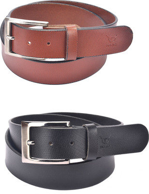 

Hidelink Men Formal Brown Genuine Leather Belt