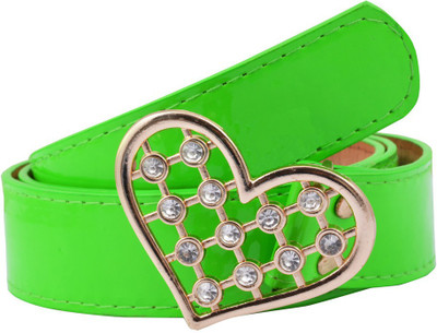 Antiformal Women Casual Green Artificial Leather Belt
