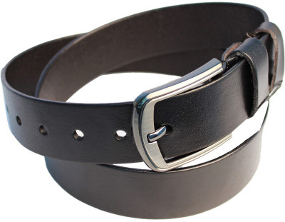 

Lion Heart Men Casual Black Genuine Leather Belt