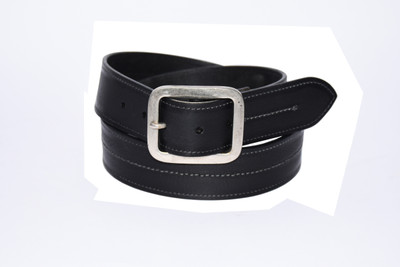 

Pellezzari Men Casual Black Genuine Leather Belt
