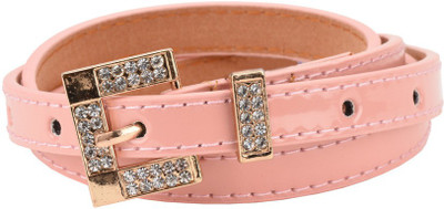 

Tiekart Women Casual Pink Synthetic Belt