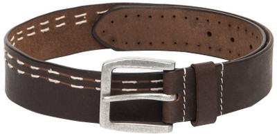 

Fume Men Casual Brown Genuine Leather Belt