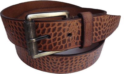 

eXcorio Men Casual Brown Genuine Leather Belt