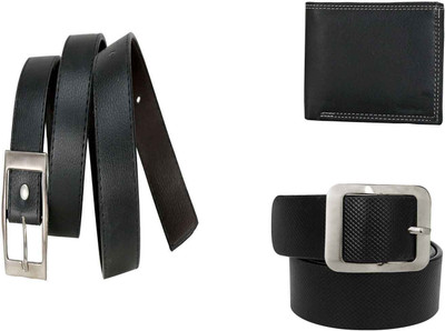 

Howdy Men Formal Black Artificial Leather Belt