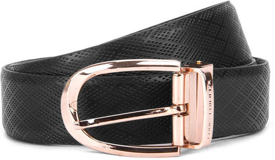 

Louis Philippe Men Brown, Black Genuine Leather Reversible Belt, Black and brown