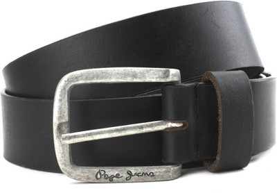 

Pepe Jeans Men Black Genuine Leather Belt