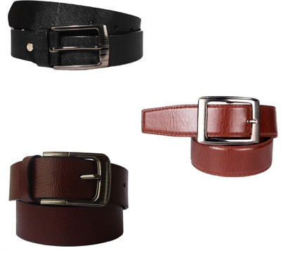 

Lenin Men Formal Brown Genuine Leather Belt