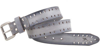 

Kangoo Men Casual White Genuine Leather Belt, Black