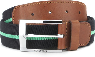 

United Colors of Benetton Men Blue Canvas Belt, 901