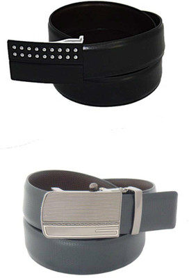 

SFA Men Formal Black Artificial Leather Reversible Belt, Blackbrown358613