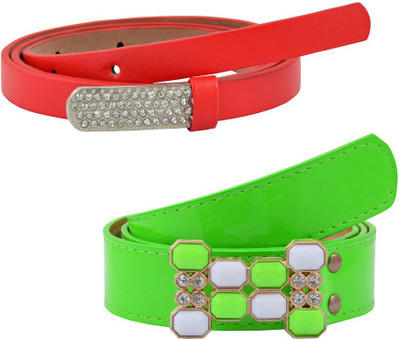 

Antiformal Women Casual, Party Multicolor Artificial Leather Belt