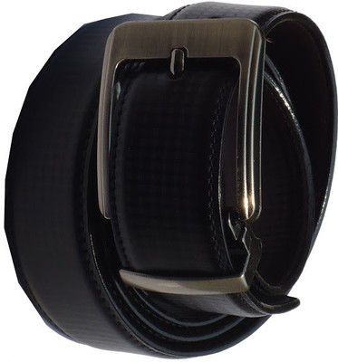 

AmahapGlamourDaze Men Formal Black Synthetic Belt
