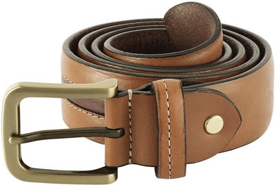 

Parx Men Beige Genuine Leather Belt
