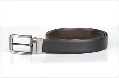 

Kara Men Formal Black, Brown Genuine Leather Reversible Belt