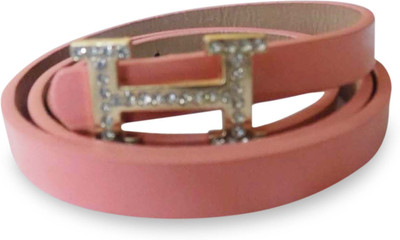 

Rege Girls Casual Pink Artificial Leather Belt