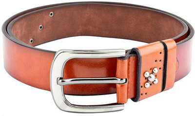 

Swiss Design Men Casual Tan Genuine Leather Belt